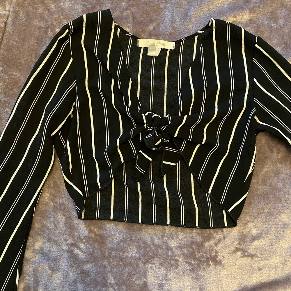 OOTD FASHION TIE UP TOP